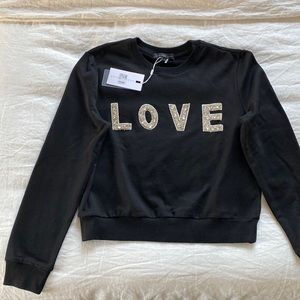 Endless Rose Beaded Sweatshirt